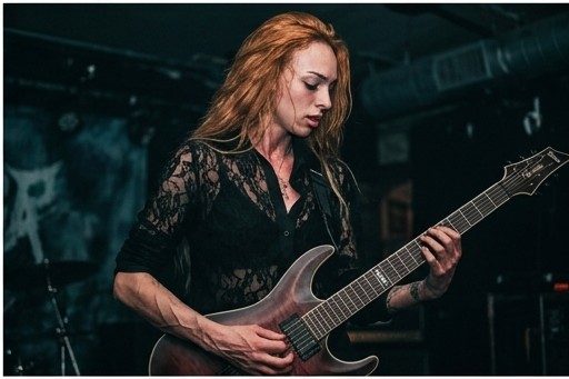 WrongBlondie on guitar